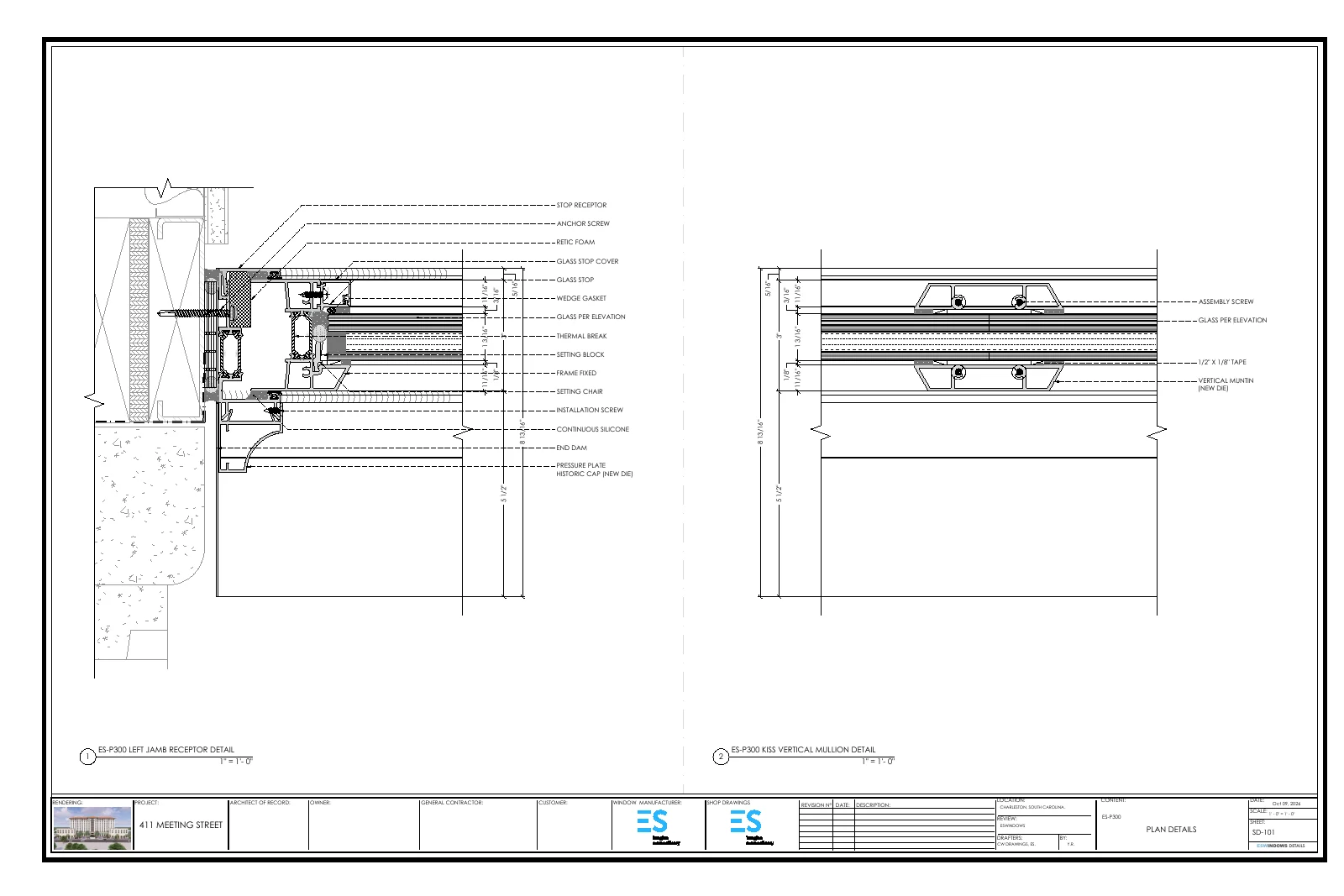 Sheet SD-101, Plan details