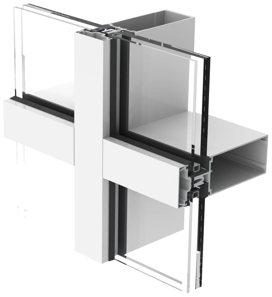 ES-7525 manufacturer illustration for curtain wall alternate