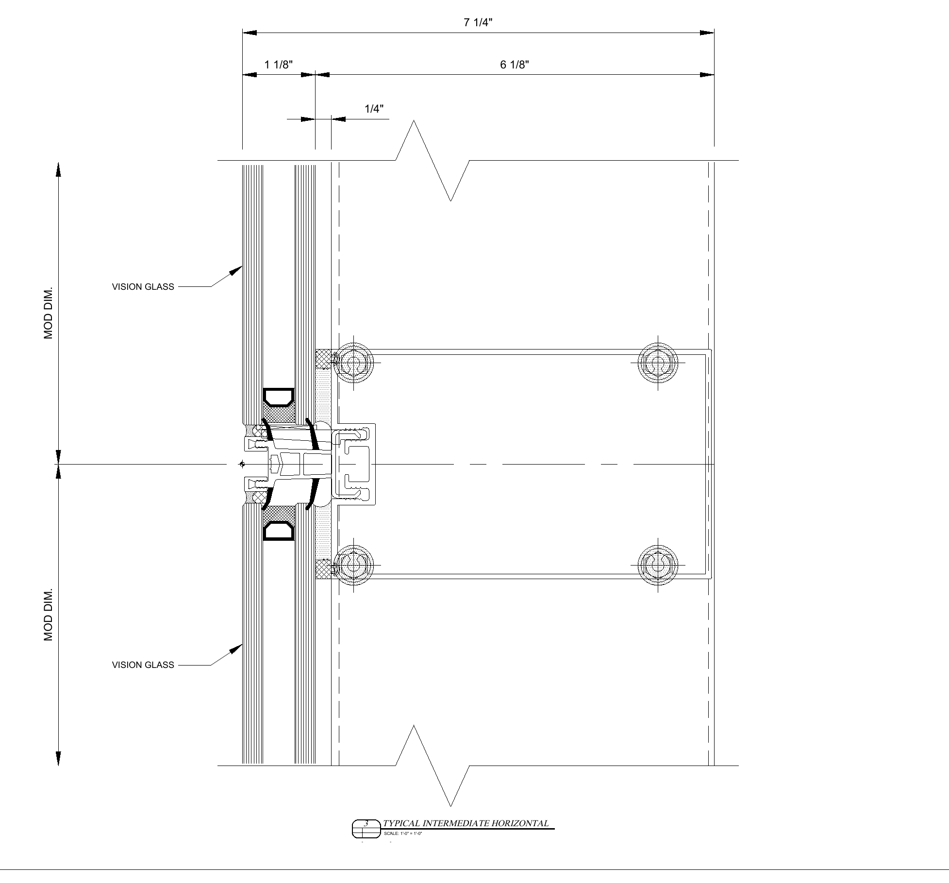 Vision-to-vision intermediate horizontal